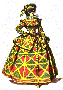 Maschera tradizionale del Carnevale: Arlecchino