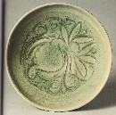 Piatto Celadon del Nord. Gruppo Yaozhou-1000/1100-Dinastia Song del Nord.
